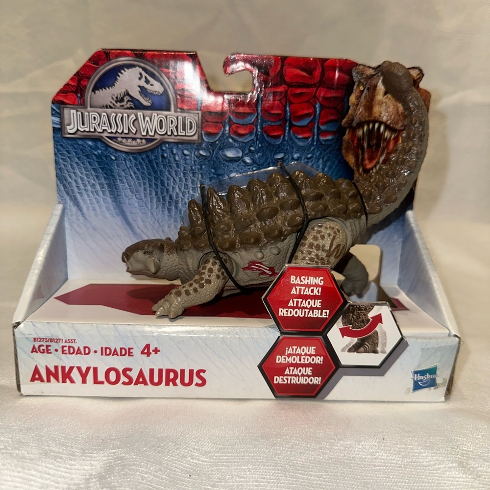 Hasbro Jurassic World Ankylosaurus Action Figure - Brown and Gray